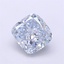 1.02 Ct. Fancy Blue Cushion Lab Grown Diamond
