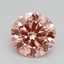 1.72 Ct. Fancy Intense Pink Round Lab Grown Diamond
