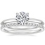 18K White Gold Hazel Ring with Luxe Ballad Diamond Ring (1/4 ct. tw.)