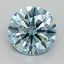 2.27 Ct. Fancy Vivid Blue Round Lab Grown Diamond