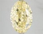 7.08 Ct. Fancy Vivid Yellow Oval Lab Grown Diamond
