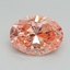 1.80 Ct. Fancy Intense Pink Oval Lab Grown Diamond