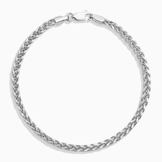 Dakota 7.5 in. Lightweight Wheat Chain Bracelet (3.9mm)