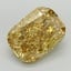 8.02 Ct. Fancy Vivid  Yellow Cushion Lab Grown Diamond