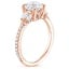 14K Rose Gold Ava Contoured Diamond Ring (1/4 ct. tw.), smallside view