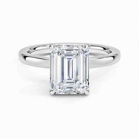 Platinum Audrey Perfect Fit Hidden Halo 2mm Diamond Ring
