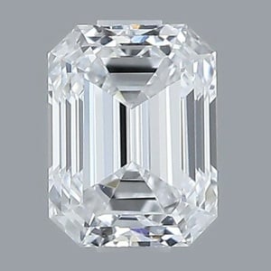 Emerald diamond — real photo