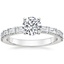 Platinum Gemma Diamond Ring, smalltop view