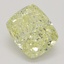 1.00 Ct. Fancy Light Yellow Cushion Diamond