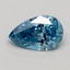 0.52 Ct. Fancy Vivid Blue Pear Lab Grown Diamond