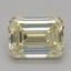 1.07 Ct. Fancy Light Yellow Emerald Lab Grown Diamond