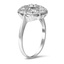 The Korella Ring, smalltop view on a hand