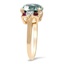 The Lucienne Ring, smalltop view on a hand