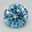 1.71 Ct. Fancy Vivid Blue Round Lab Grown Diamond