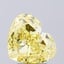 3.01 Ct. Fancy Intense Yellow Heart Lab Grown Diamond