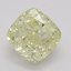0.61 Ct. Fancy Light Yellow Cushion Diamond