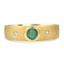 Modern Emerald Vintage Ring