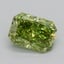 1.01 Ct. Fancy Vivid  Green Radiant Lab Grown Diamond