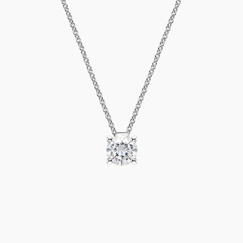 Excellent Cut 2.26 CT Solitaire Round buying Near White Moissanite Diamond Pendant in 14k White Gold, Simulated Diamond Pendant, Solitaire Pendant