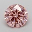 2.15 Ct. Fancy Vivid Pink Round Lab Grown Diamond