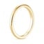 18K Yellow Gold 2.5mm Comfort Fit Wedding Ring, smallside view