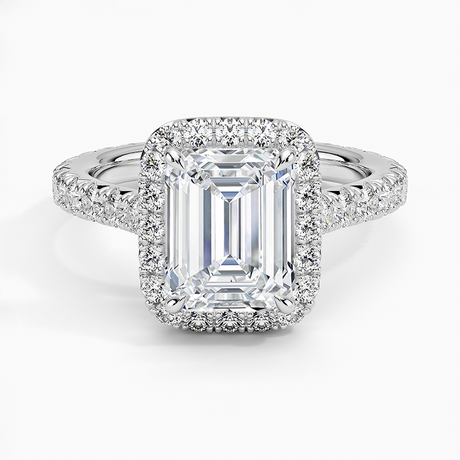 Estelle Halo Diamond Ring - Brilliant Earth