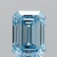 2.05 Ct. Fancy Vivid  Blue Emerald Lab Grown Diamond