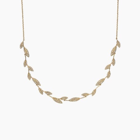 Jane Goodall Pavé Olive Branch Lab Diamond Necklace