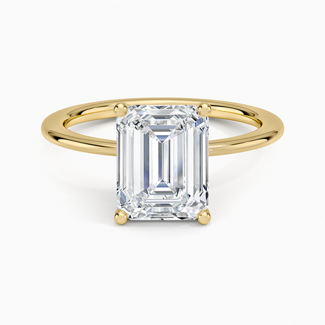 Thin Band Engagement Ring - Aimee