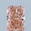 1.00 Ct. Fancy Vivid Pink Radiant Lab Grown Diamond