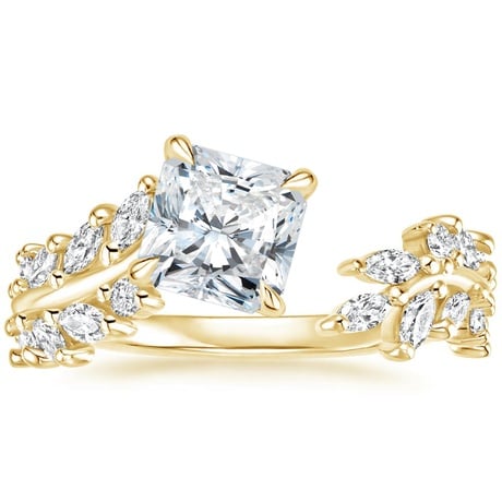 18K Yellow Gold Sweeping Ivy Diamond Bridal Set (1 ct. tw.)