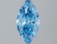 1.20 Ct. Fancy Vivid Blue Marquise Lab Grown Diamond
