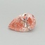 0.30 Ct. Fancy Vivid Pink Pear Lab Grown Diamond