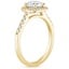 18KY Sapphire Odessa Halo Diamond Ring (1/5 ct. tw.), smalltop view