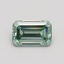 0.70 Ct. Fancy Intense Green Emerald Lab Grown Diamond