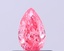 0.36 Ct. Fancy Vivid Pink Pear Lab Grown Diamond