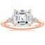 14K Rose Gold Luxe Melody Diamond Ring (1/5 ct. tw.), smalltop view