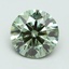 3.00 Ct. Fancy Vivid Green Round Lab Grown Diamond