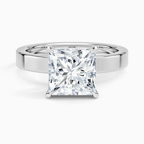18K White Gold Peyton 3mm Solitaire Ring