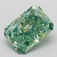 4.05 Ct. Fancy Vivid  Green Radiant Lab Grown Diamond