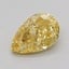 1.05 Ct. Fancy Intense  Yellow Pear Lab Grown Diamond