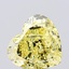 5.01 Ct. Fancy Intense  Yellow Heart Lab Grown Diamond