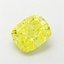 1.59 Ct. Fancy Intense  Yellow Cushion Lab Grown Diamond