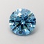 1.29 Ct. Fancy Vivid  Blue Round Lab Grown Diamond