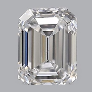 Emerald diamond — real photo