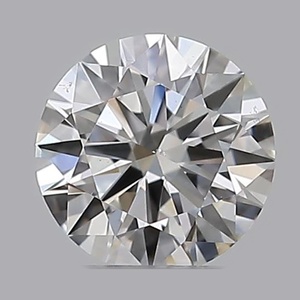Round diamond — real photo