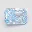 1.05 Ct. Fancy Vivid Blue Radiant Lab Grown Diamond