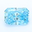 1.71 Ct. Fancy Vivid Blue Radiant Lab Grown Diamond
