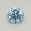 0.32 Ct. Fancy Vivid Blue Round Lab Grown Diamond
