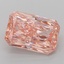 7.08 Ct. Fancy Vivid Pink Radiant Lab Grown Diamond